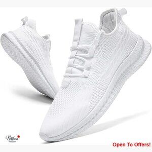 Synthetic Athletic Shoes with Elastic Upper and Non-Slip Outsole for Running